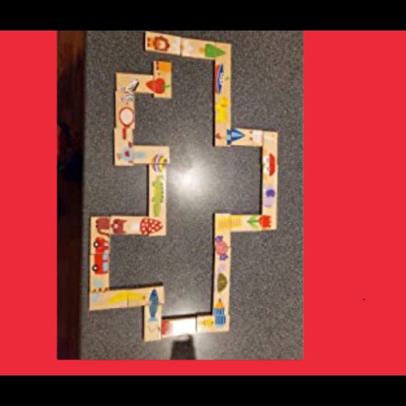 ⭐️28 Piece Educational Wooded Domino Set⭐️ - Picture 2 of 3